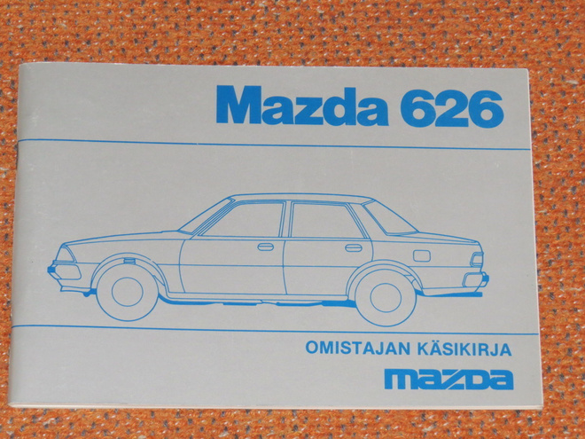 1979  Mazda 626 omistajan käsikirja - KUIN UUSI