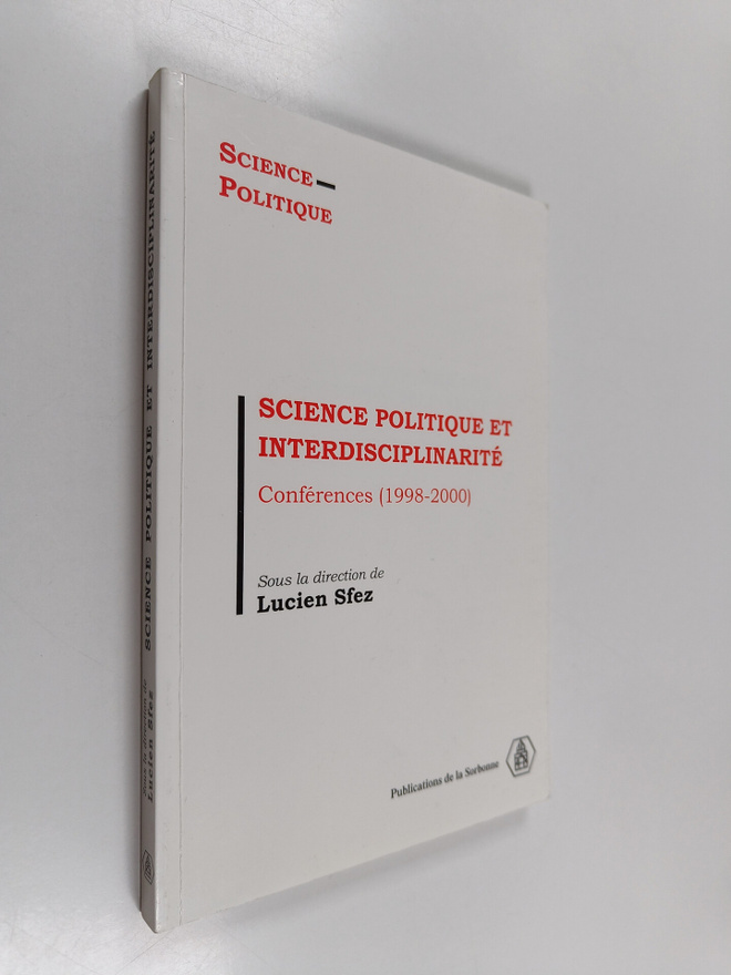 Science politique et interdisciplinarite : conferences (1...