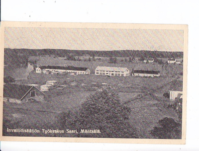 VANHA Postikortti Mäntsälä 1946