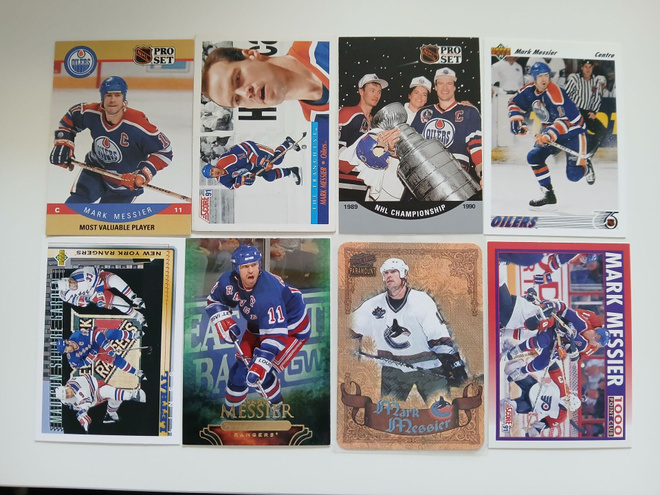 Mark Messier x 8kpl (Oilers+Canucks+Rangers)