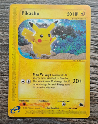 Pikachu skyridge 84/144!