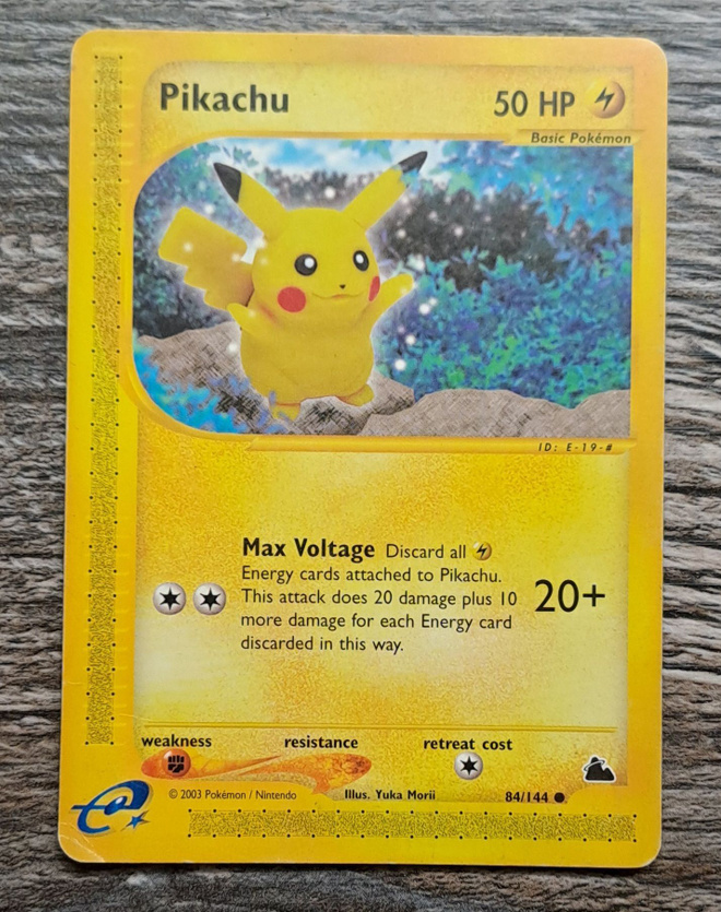 Pikachu skyridge 84/144!