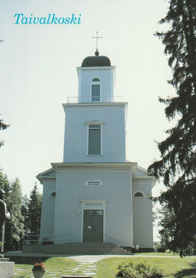 KIRKKOKORTTI - TAIVALKOSKEN KIRKKO - 1
