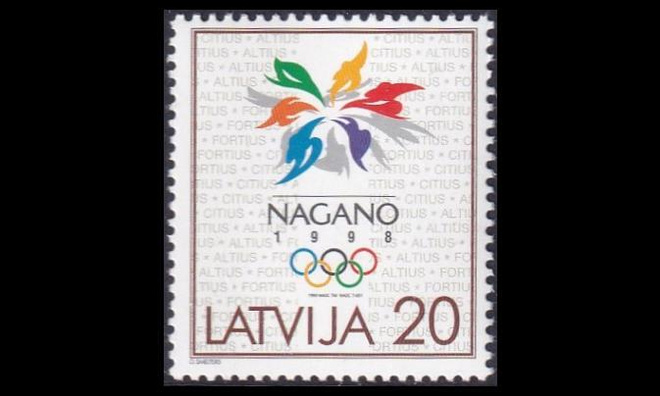 Latvia 474 ** Naganon olympialaiset (1998)