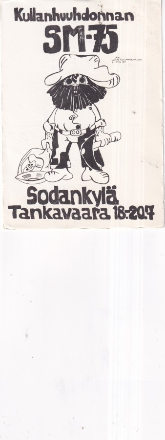 Sodankylä. Tankavaara , Kullanhuuhdonnan SM - 75,   b603