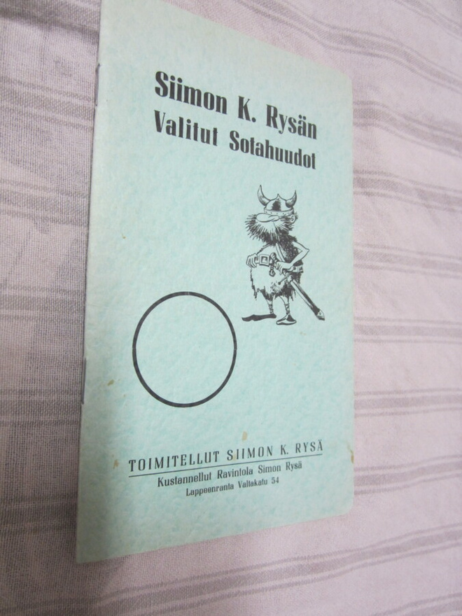 SIIMON K.RYSÄN VALITUT SOTAHUUDOT v 1968