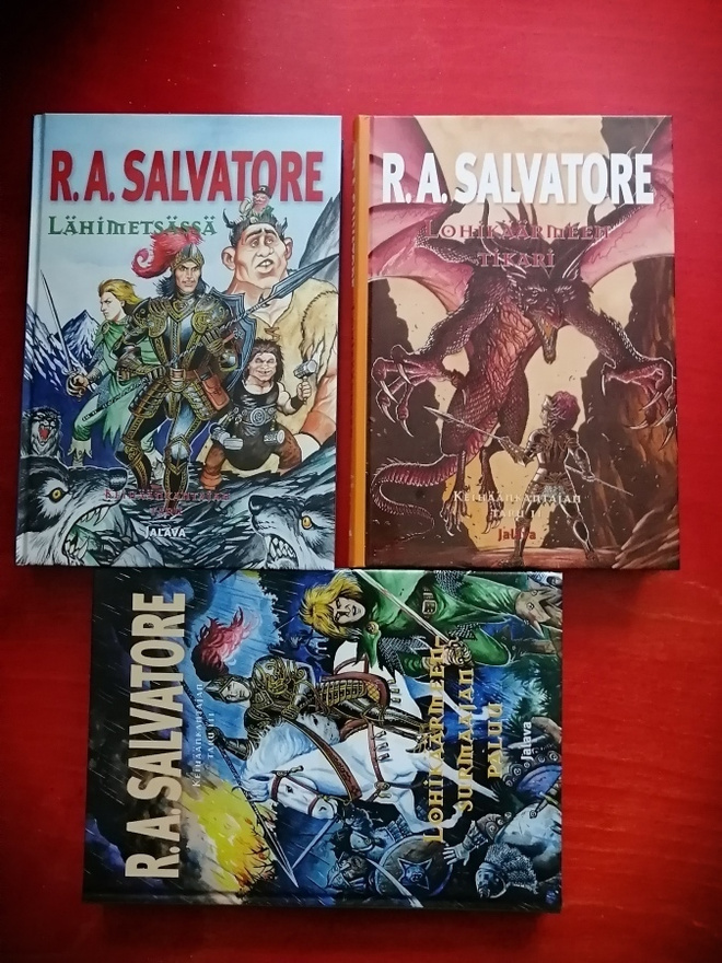 R. A. Salvatore Keihäänkantajan taru 1-3