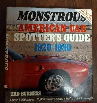 Monstrous American Car Spotter’s Guide 1920-1980 - kirja.