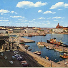 Vanha Helsinki postikortti vuodelta 1967 ja vanhoja autoja - pikkukuva 1