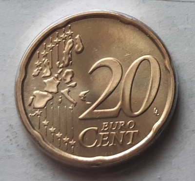 Suomi 20 cent, unc, v. 2003