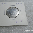 1 mk 1874 hopeaa kulkematon kl 9 . - pikkukuva 5