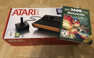 Atari 2600+ pelikonsoli + Berzerk peli *UUSI*