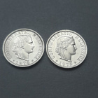 Sveitsi 20 rappen 1975,2kpl - pikkukuva 2