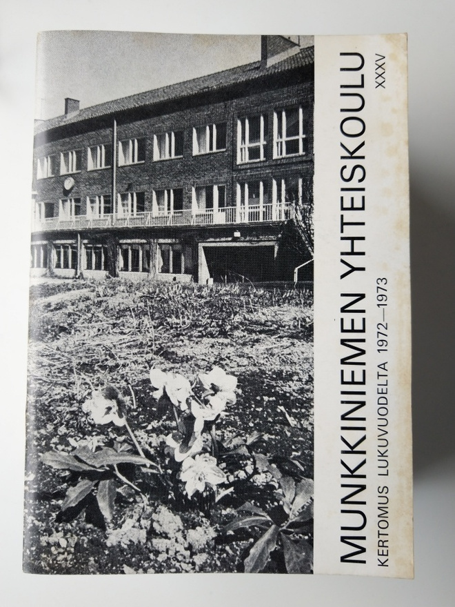 Munkkiniemen yhteiskoulu kertomus lukuvuodelta 1972-1973