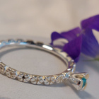 Spinning jewelry, turkoosi kivellä 925 hopea sormus. Koko 17 - pikkukuva 5