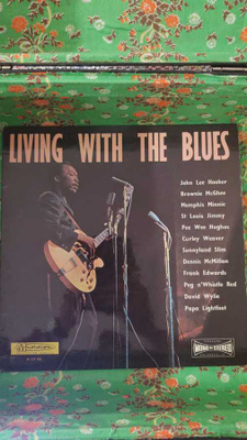 VARIOUS - LIVING WITH THE BLUES LP
