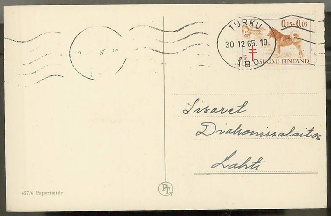 1965 tub 15p painotuotekortti