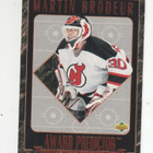 95-96 UD Award predictor Martin Brodeur - pikkukuva 1