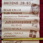 Eja Sinikka ja Reijo Kallio Juhannustanssit keikkajuliste - pikkukuva 2
