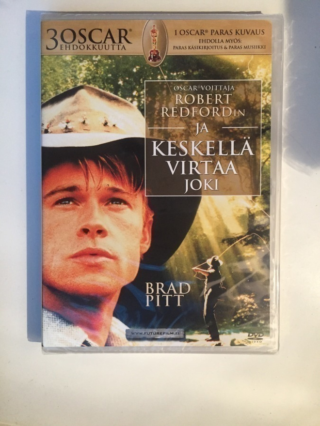 Ja keskellä virtaa joki (DVD) Brad Pitt, Robert Redford UUSI