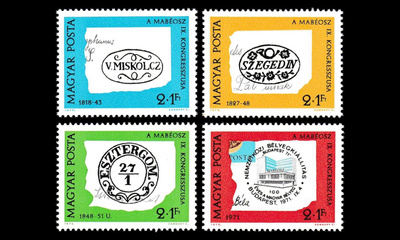 Unkari 2760-3 ** Postimerkin päivä (1972)