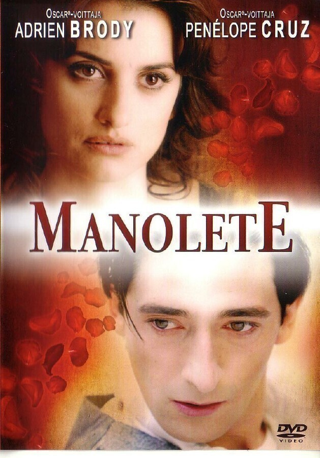 dvd, Manolete (Penélope Cruz, Adrien Brody) [draama]