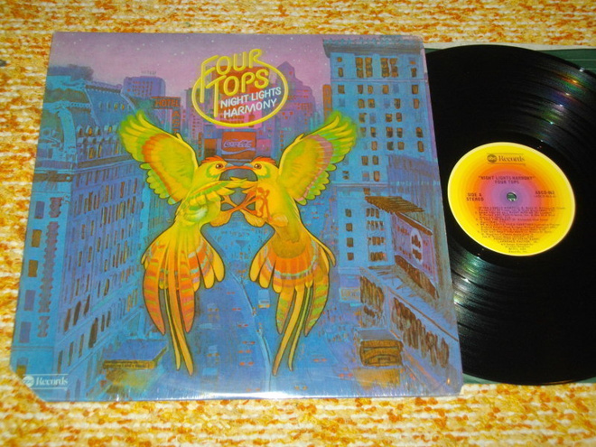 FOUR TOPS - Night Lights Harmony - LP 1975 soul EX