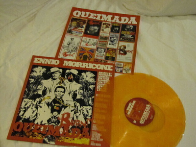 Ennio Morricone Burn / Queimada lp 1970/2015 oranssi vin