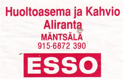 Mäntsälä, Aliranta, ESSO     s9/2
