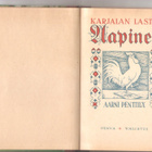 Penttilä, Aarni: Karjalan lasten aapinen, Valistus 1942, K4 - pikkukuva 2