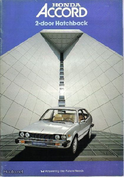 Honda Accord -esite, 70-luvun lopusta