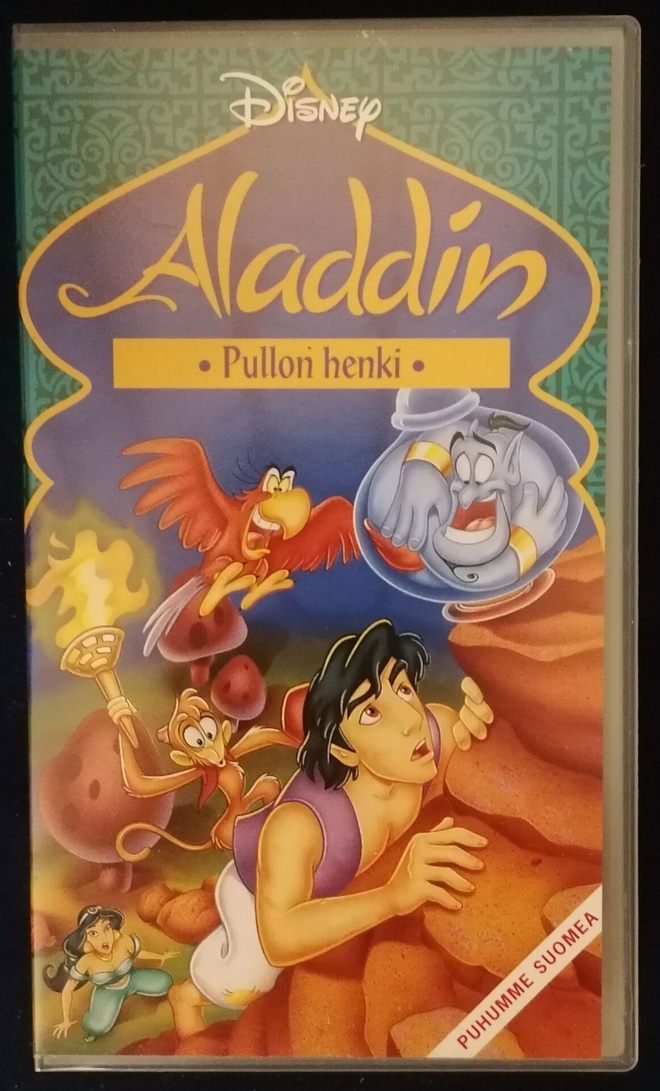 Aladdin Pullon henki VHS