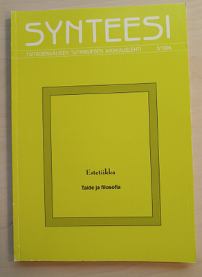 Synteesi Numero 3/1996 (Estetiikan teemanumero)
