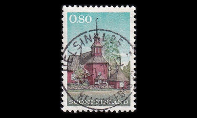 671 o Keuruun puukirkko xHa3 Helsinki 17.7.70 (1970)