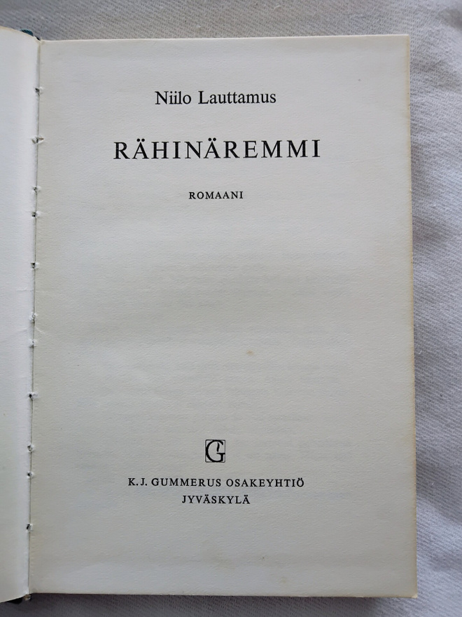 Rähinäremmi - Niilo Lauttamus 1.p (sid.)