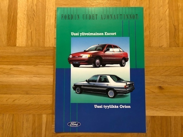 Esite Ford Escort & Orion 1990 / 1991