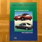 Esite Ford Escort & Orion 1990 / 1991 - pikkukuva 1
