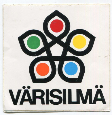 Retro - Vanha tarra - Värisilmä