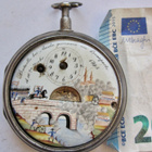 VANHA Kello Arcolan Taistelu 1795 Napoleon Hopeaa UPEA - pikkukuva 1