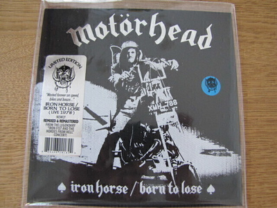 Motörhead Iron horse /Born to lose 7 45 US 2021 sininen vin
