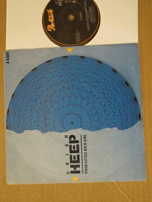 Uriah Heep Poor Little Rich Girl 7 45 UK 1985