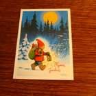 86 pk teutori tonttu taipaleella e - leima hki joulu 1986 - pikkukuva 2