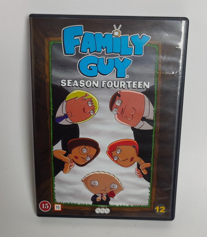 Family Guy - kausi 14 ( 3 x dvd )