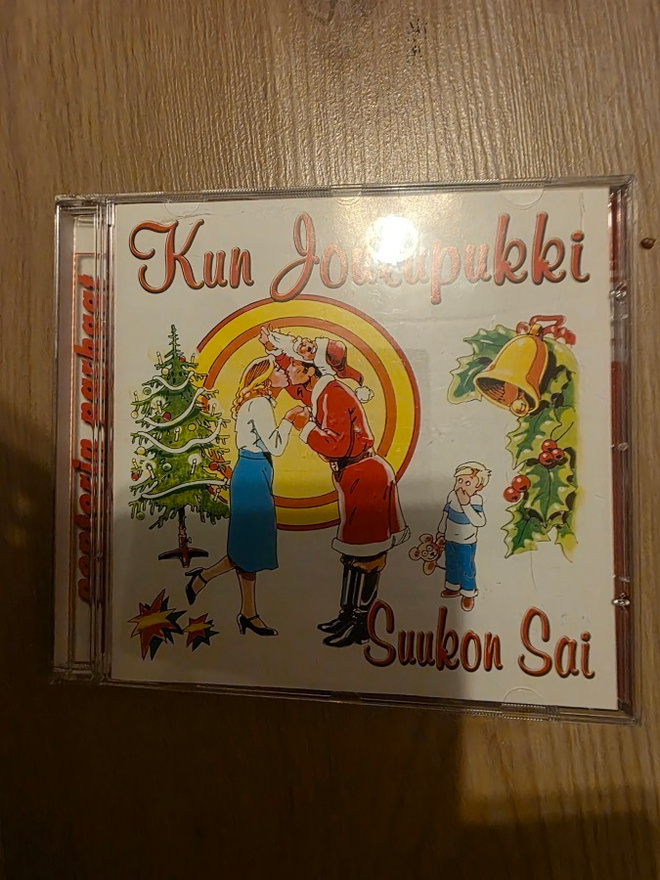 Kun Joulupukki suukon sai
