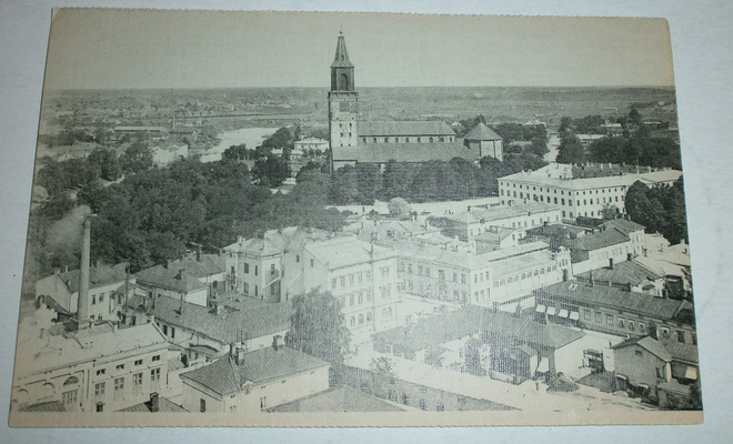 Turku, näkymä Vartiovuorelta, vanha sinisävypk, ei p.