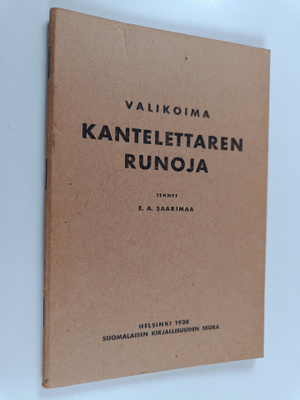 Valikoima Kantelettaren runoja