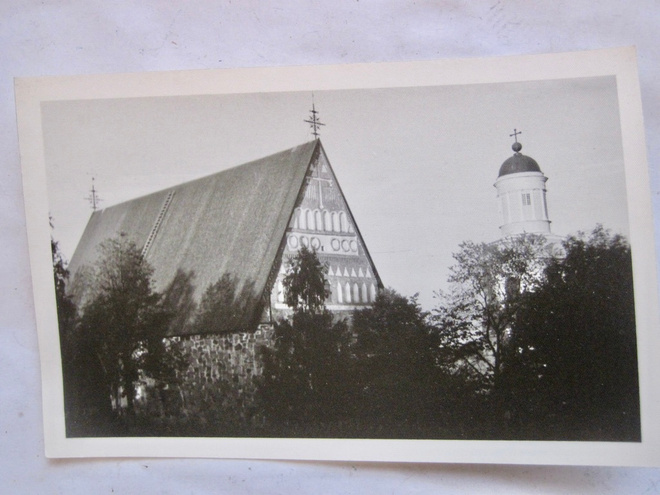 VANHA Valokuva Postikortti Hollola 1920-l