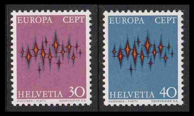 Sveitsi 969-70 ** Europa (1972)