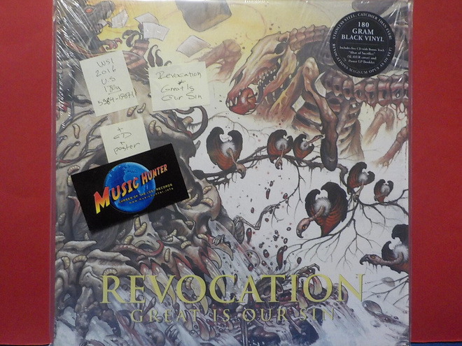 REVOCATION - GREAT IS OUR SIN - US2016 UUSI 180gLP+CD+POSTER