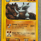 Pokémon Rhydon 29/144 Rare Skyridge E-Reader 2003 - pikkukuva 1